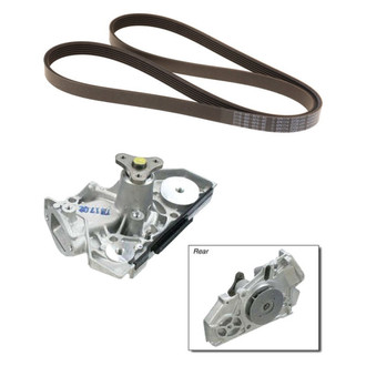Genuine® - Engine Coolant Water Pump and Drive Belt Kit