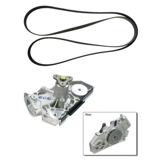 Genuine® - Engine Coolant Water Pump and Serpentine Belt Kit