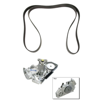 Genuine® - Engine Coolant Water Pump and Serpentine Belt Kit