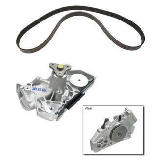 Genuine® - Engine Coolant Water Pump and Serpentine Belt Kit