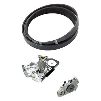 Genuine® - Engine Coolant Water Pump and Serpentine Belt Kit
