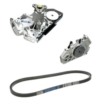 Genuine® - Engine Coolant Water Pump and Accessory Drive Belt Kit