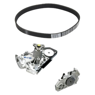 Genuine® - Engine Coolant Water Pump and Serpentine Belt Kit