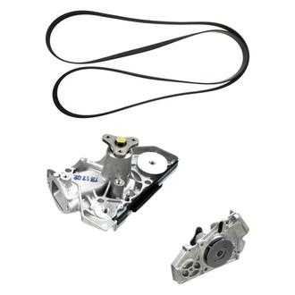 Genuine® - Engine Coolant Water Pump and Serpentine Belt Kit