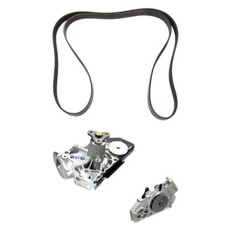 Genuine® - Engine Coolant Water Pump and Serpentine Belt Kit