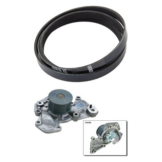 Genuine® - Engine Coolant Water Pump and Serpentine Belt Kit