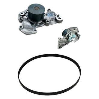 Genuine® - Engine Coolant Water Pump and Drive Belt Kit
