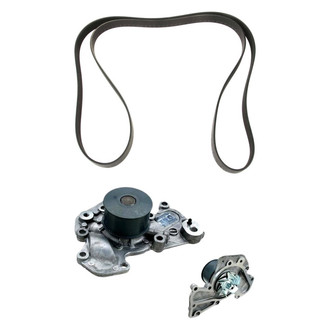 Genuine® - Engine Coolant Water Pump and Serpentine Belt Kit