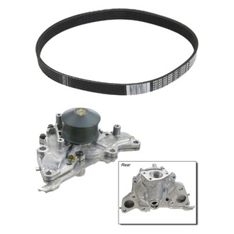 Genuine® - Engine Coolant Water Pump and Serpentine Belt Kit