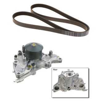 Genuine® - Engine Coolant Water Pump and Drive Belt Kit