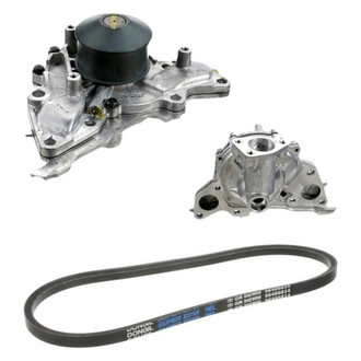 Genuine® - Engine Coolant Water Pump and Accessory Drive Belt Kit