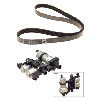 Genuine® - Engine Coolant Auxiliary Water Pump and Drive Belt Kit