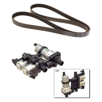 Genuine® - Engine Coolant Auxiliary Water Pump and Drive Belt Kit