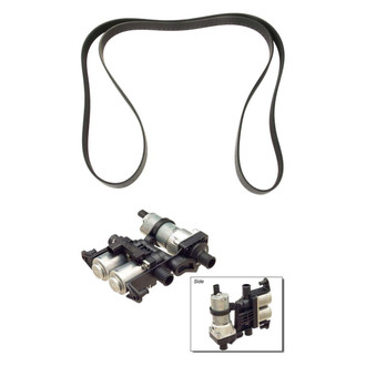 Genuine® - Engine Coolant Auxiliary Water Pump and Serpentine Belt Kit