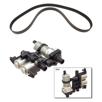 Genuine® - Engine Coolant Auxiliary Water Pump and Serpentine Belt Kit
