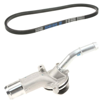 Genuine® - Engine Coolant Water Pump and Accessory Drive Belt Kit