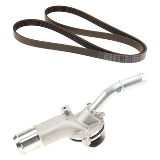 Genuine® - Engine Coolant Water Pump and Drive Belt Kit