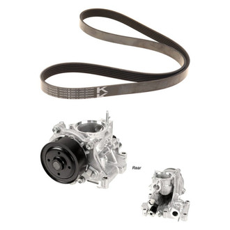 Genuine® - Engine Coolant Water Pump and Drive Belt Kit