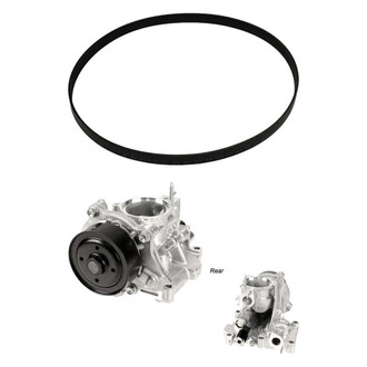 Genuine® - Engine Coolant Water Pump and Drive Belt Kit