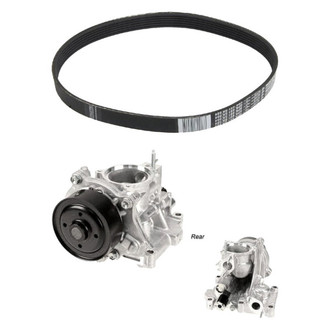 Genuine® - Engine Coolant Water Pump and Serpentine Belt Kit