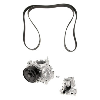 Genuine® - Engine Coolant Water Pump and Serpentine Belt Kit