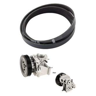 Genuine® - Engine Coolant Water Pump and Serpentine Belt Kit