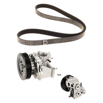 Genuine® - Engine Coolant Water Pump and Drive Belt Kit