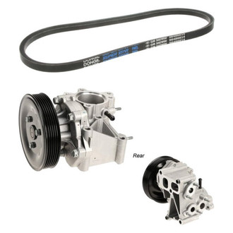 Genuine® - Engine Coolant Water Pump and Accessory Drive Belt Kit