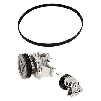 Genuine® - Engine Coolant Water Pump and Drive Belt Kit