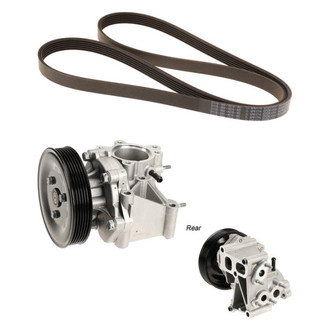 Genuine® - Engine Coolant Water Pump and Drive Belt Kit