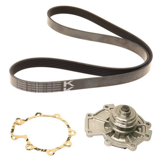 Genuine® - Engine Coolant Water Pump and Drive Belt Kit
