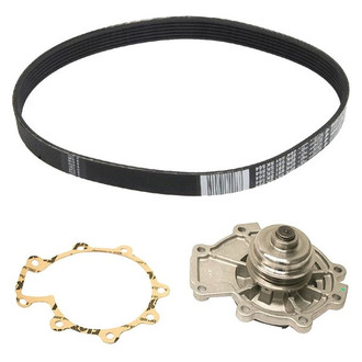 Genuine® - Engine Coolant Water Pump and Serpentine Belt Kit