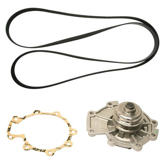 Genuine® - Engine Coolant Water Pump and Serpentine Belt Kit