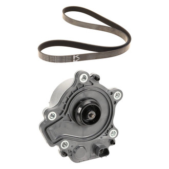 Genuine® - Engine Coolant Water Pump and Drive Belt Kit