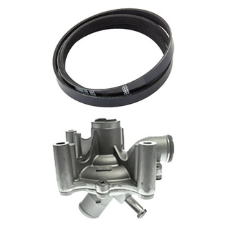 Genuine® - Engine Coolant Water Pump and Serpentine Belt Kit