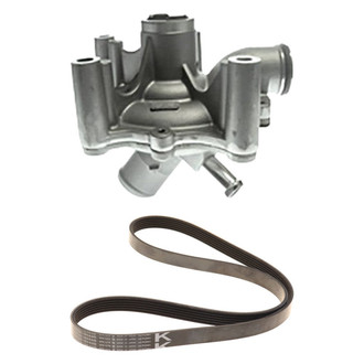 Genuine® - Engine Coolant Water Pump and Drive Belt Kit