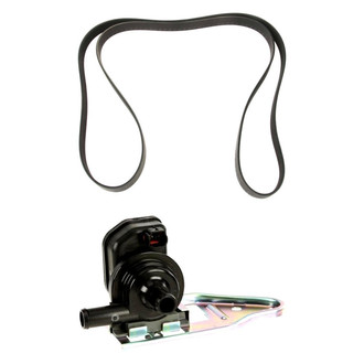 Genuine® - Drive Motor Inverter Cooler Water Pump and Serpentine Belt Kit