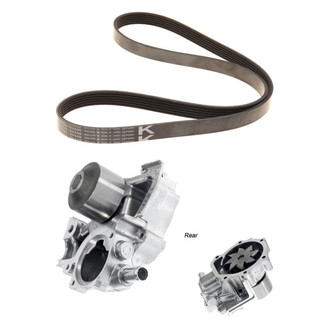 Genuine® - Engine Coolant Water Pump and Drive Belt Kit