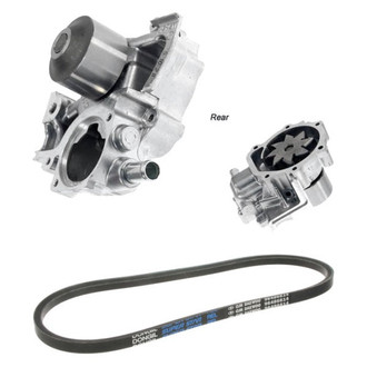 Genuine® - Engine Coolant Water Pump and Accessory Drive Belt Kit