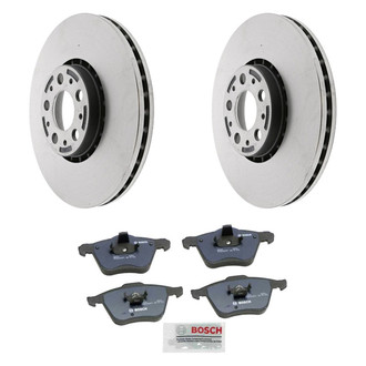 Genuine® - Plain Front Brake Kit with Semi-Metallic Pads