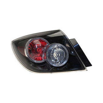 Genuine® - Black Factory Replacement Tail Lights