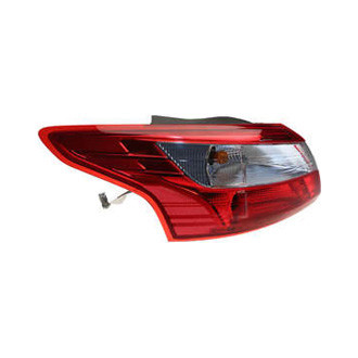 Genuine® - Black Factory Replacement Tail Lights