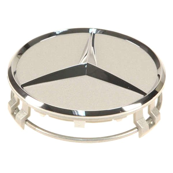 Genuine® - Chrome/Silver Wheel Center Cap