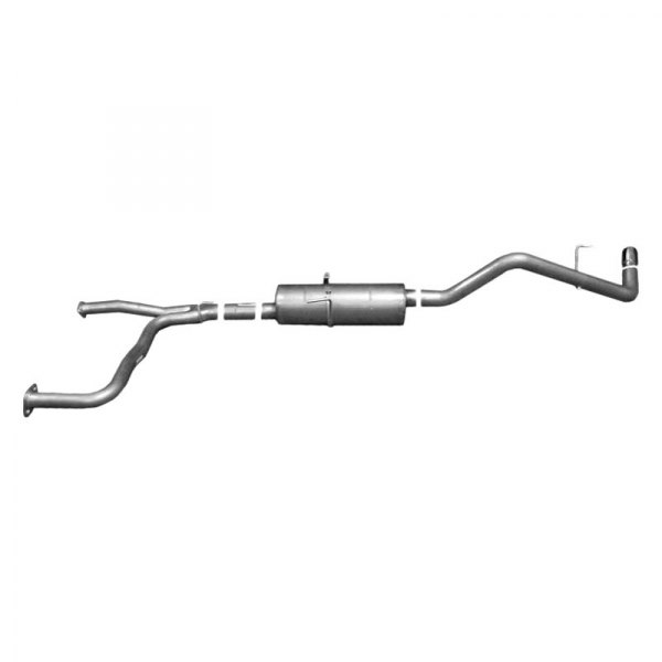Gibson® - Swept Side™ Aluminized Steel Cat-Back Exhaust System, Nissan Frontier