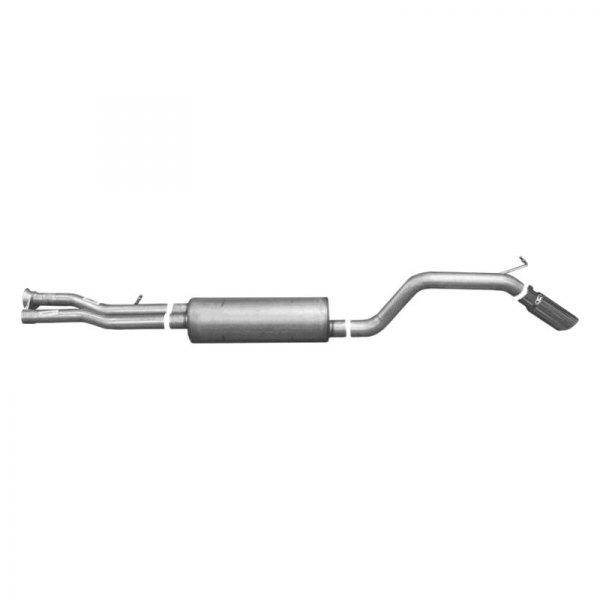 Gibson® - Swept Side™ Aluminized Steel Cat-Back Exhaust System, Hummer H2