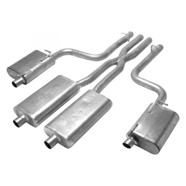 Gibson® - American Muscle Car™ Aluminized Steel Dual Cat-Back Exhaust System