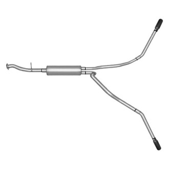 Gibson® - Extreme Dual™ Aluminized Steel Cat-Back Exhaust System with Split Side Exit