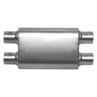 Gibson® - CFT Superflow™ Stainless Steel Oval Gray Exhaust Muffler
