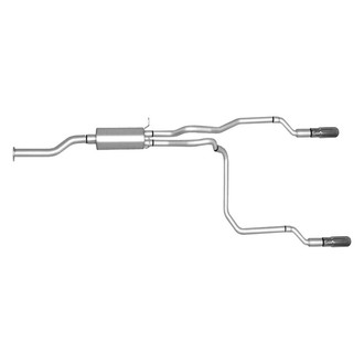 Gibson® - Split Rear™ Aluminized Steel Cat-Back Exhaust System with Split Rear Exit