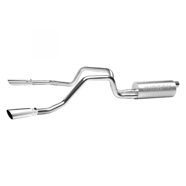 Gibson® - Split Rear™ Aluminized Steel Cat-Back Exhaust System